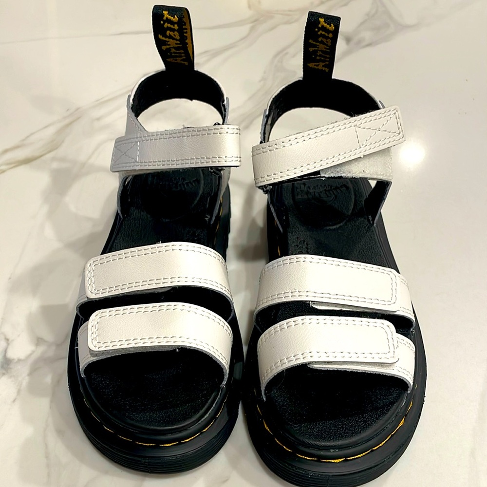 NEW White Dr. Marten’s Klaire J Sandals Toddler size 13US